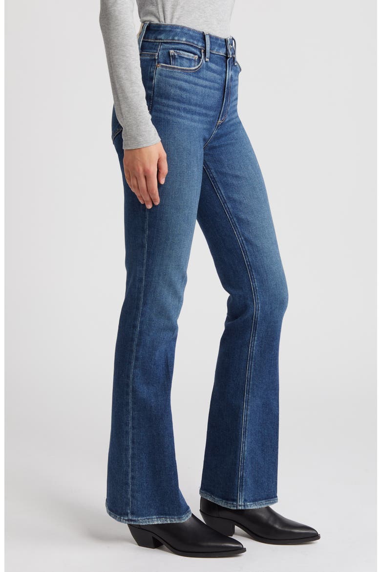 Laurel Canyon High Waist Flare Jeans, Alternate, color, CATAMARAN