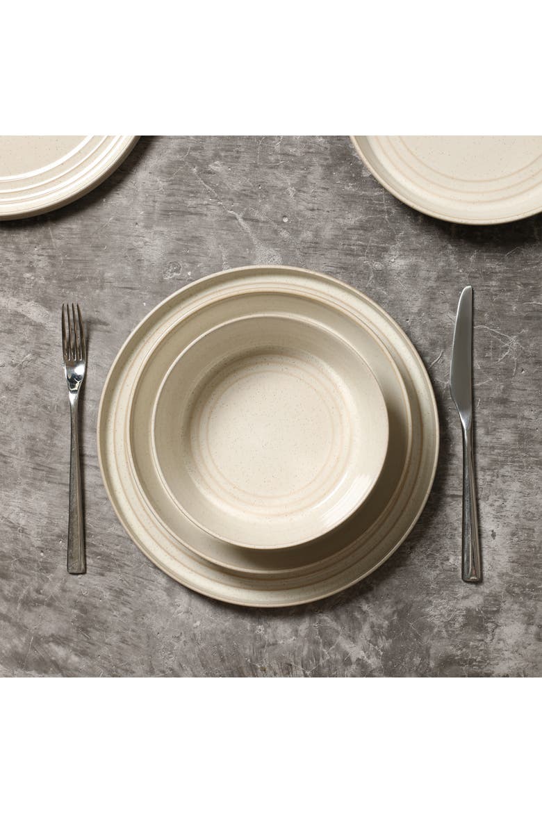 Claire Stoneware 8-Piece Dinner Plate Set, Alternate, color, White