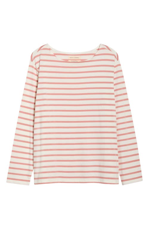 Seasalt Cornwall Sailor Stripe Long Sleeve Organic Cotton T-shirt In Multi