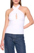 Susana Monaco Crossover Halter Top