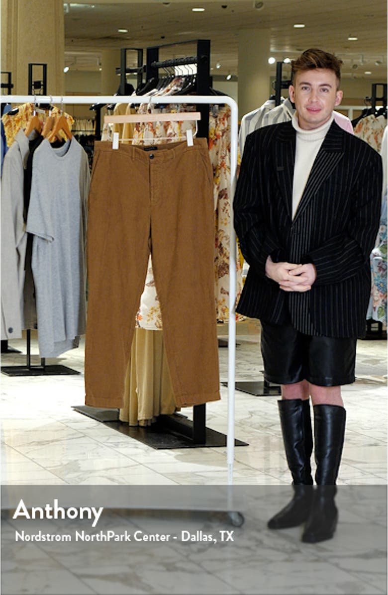 Sleid Flat Front Corduroy Pants, sales video thumbnail