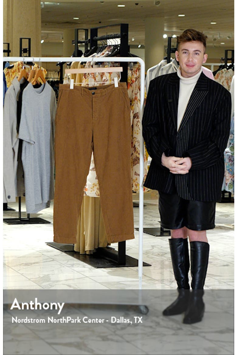 Sleid Flat Front Corduroy Pants video