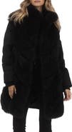 GORSKI Genuine Shearling Diagonal Stroller with Cashmere Back And Sleeves
