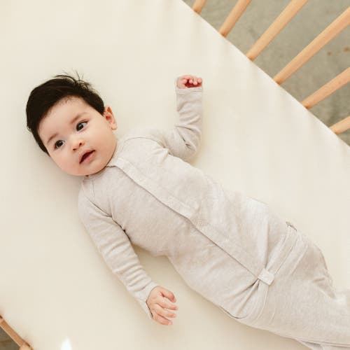 Goumikids Goumi 24 Hour Convertible Sleeper Baby Gown In Storm Gray