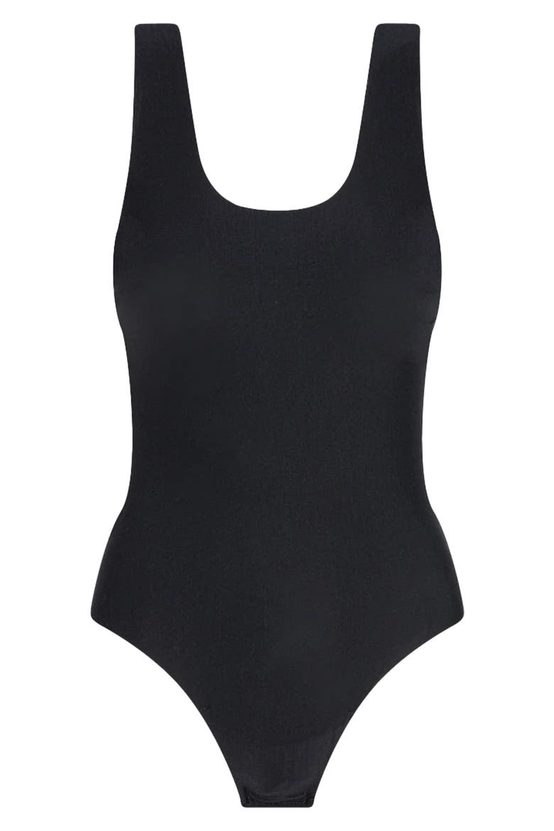 Butter Tank Bodysuit, Alternate, color, BLACK