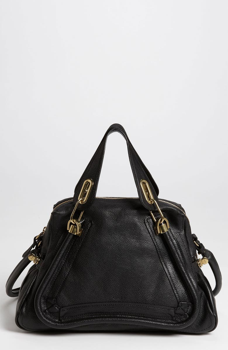 Chloé 'Paraty - Medium' Leather Satchel, Main, color,