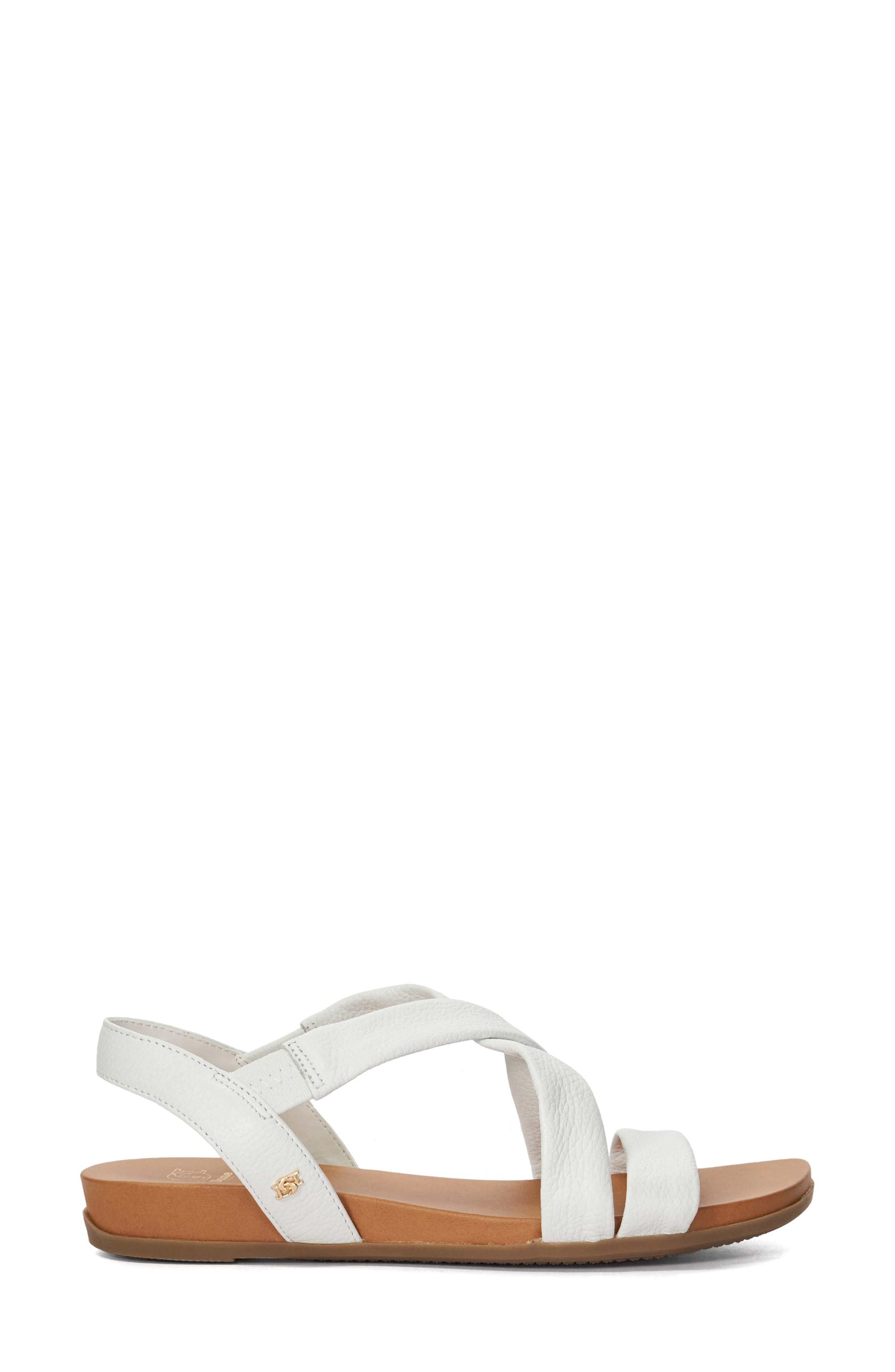 Dune London Landies Sandal, Alternate, color, White