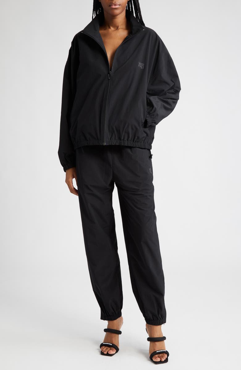 Alexander Wang Puff Logo Track Jacket, Alternate, color, 