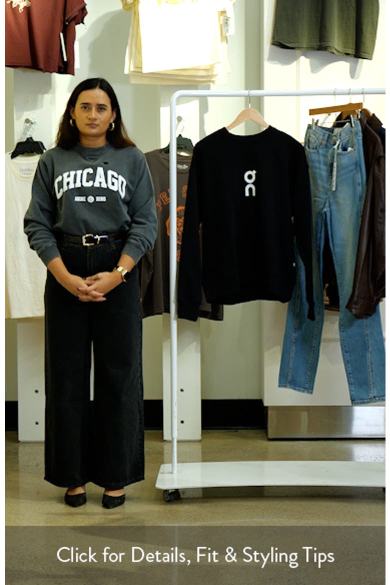 Club Crewneck Cotton Blend Sweatshirt video