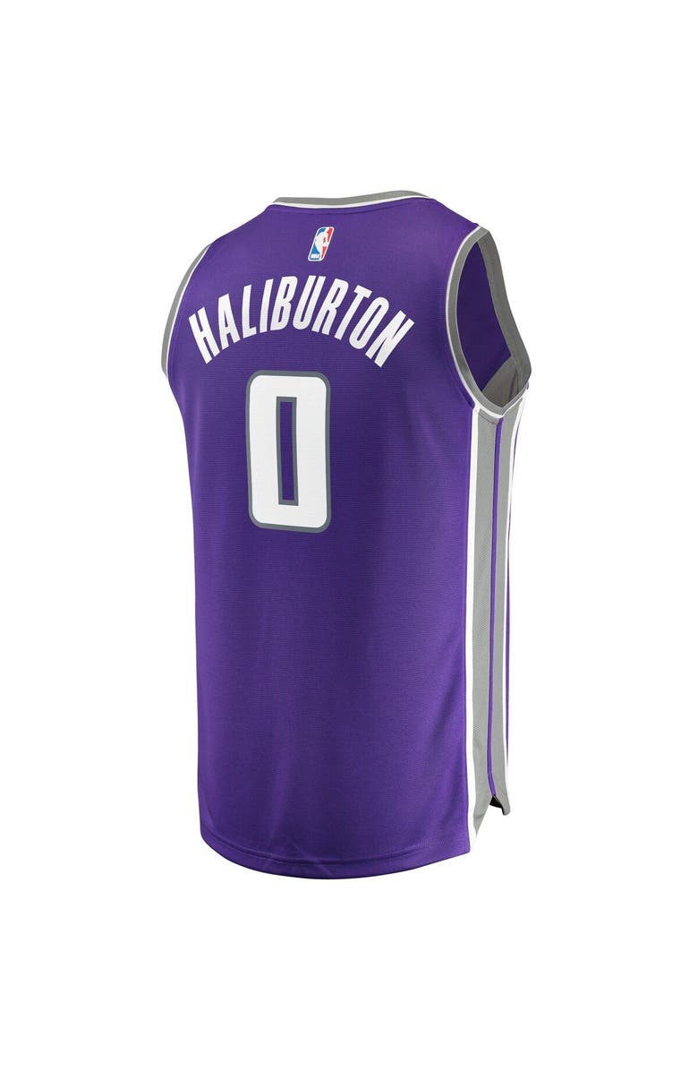 FANATICS Youth Fanatics Branded Tyrese Haliburton Purple Sacramento Kings 2020 NBA Draft First Round Pick Fast Break Replica Jersey - Icon Edition, Alternate, color, 
