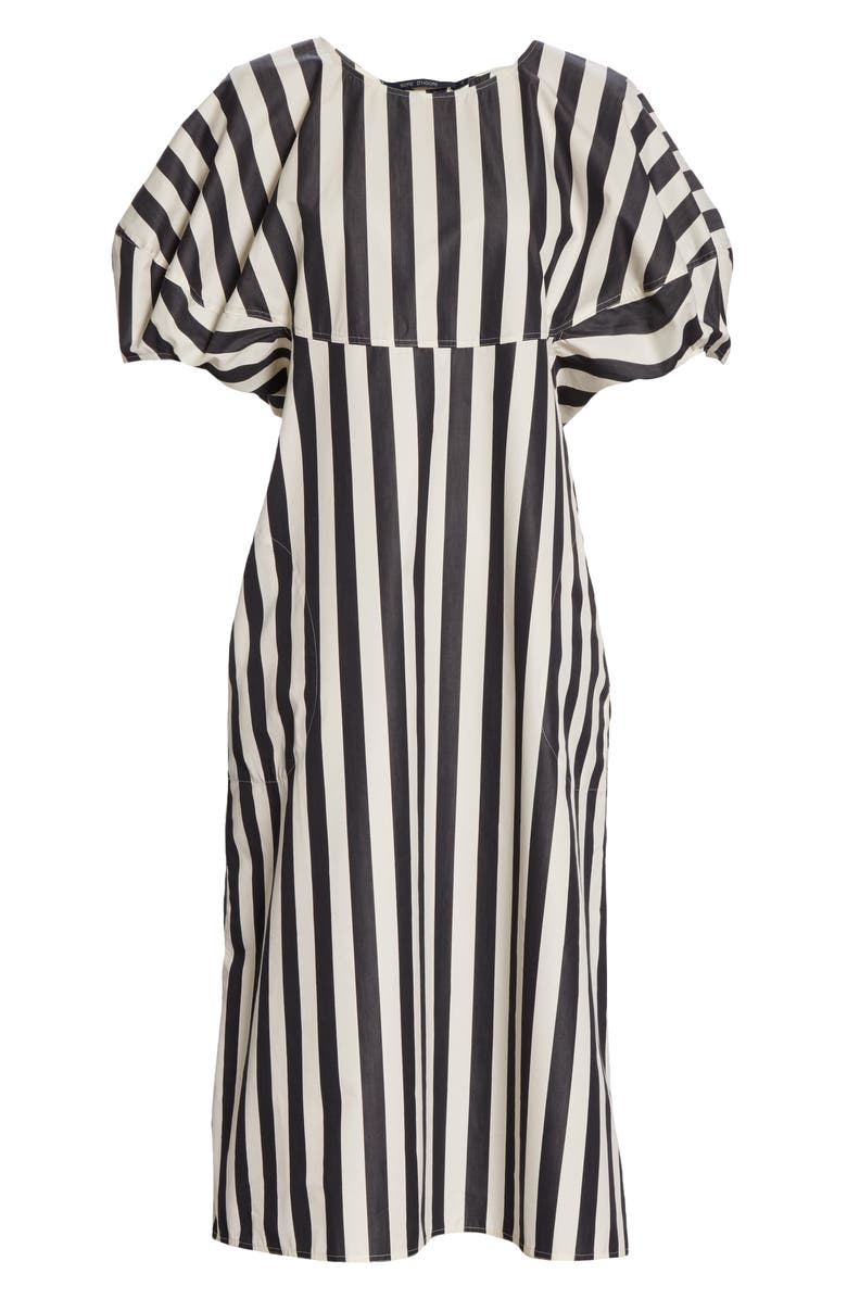 Sofie D'Hoore Gingham Cotton Midi Dress, Alternate, color, 