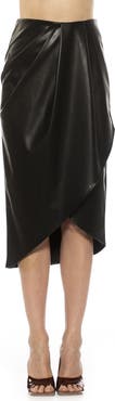 Alexia Admor Kai Vegan Leather Skirt