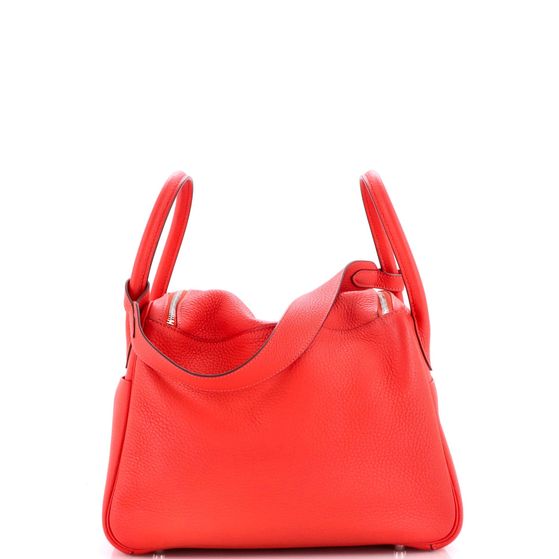 Pre-Owned Hermes Lindy Bag Clemence 30, Alternate, color, Rouge Pivoine