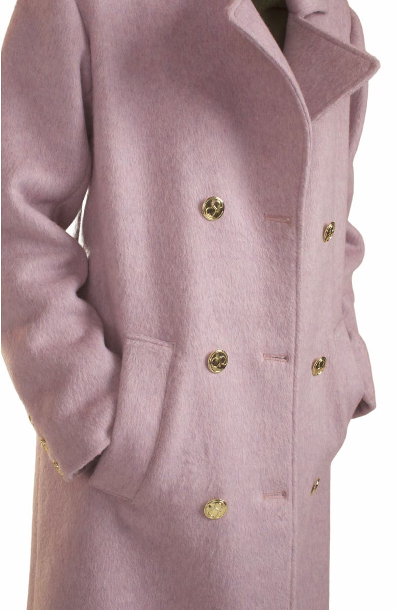 Cynthia Rowley Noa Wool Cocoon Coat, Alternate, color,