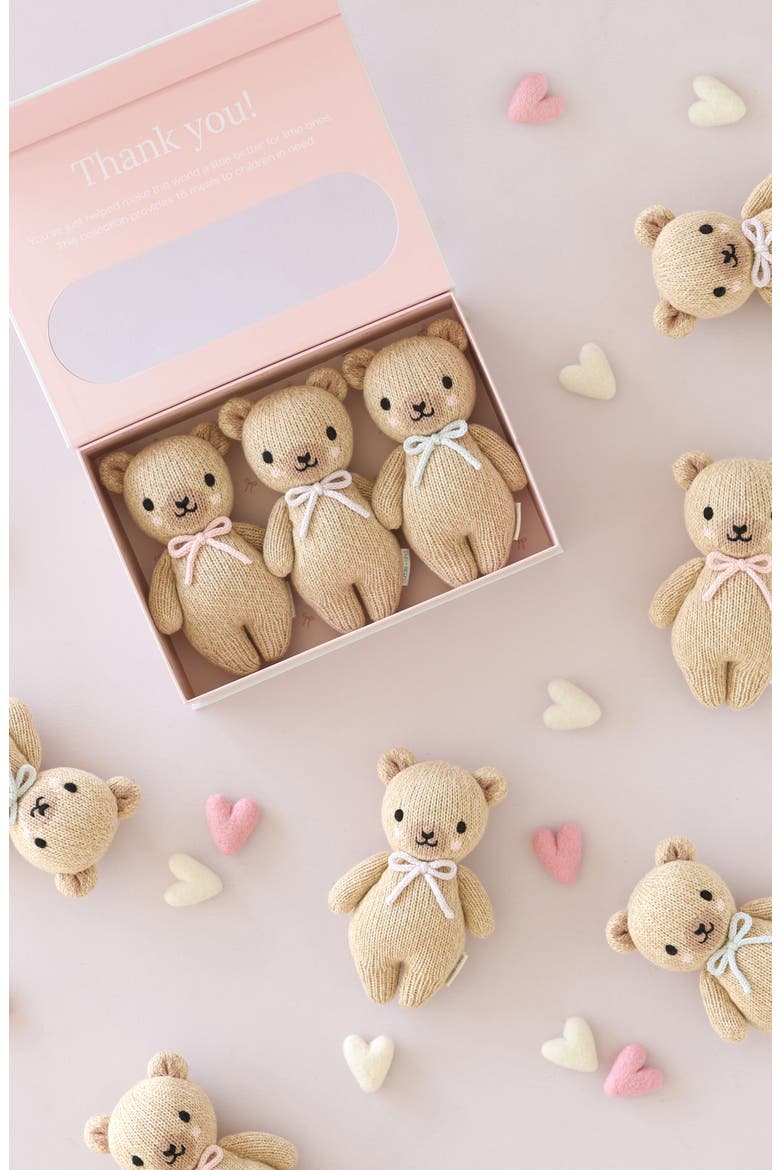 Baby Honey Bear Stuffed Animal, Alternate, color, LAVENDAR