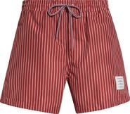 Thom Browne Stripe Nylon Swim Trunks