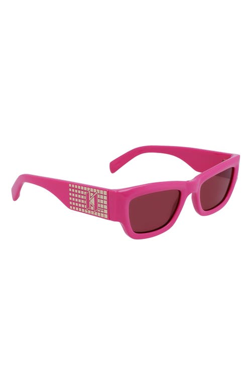 Karl Lagerfeld 52mm Rectangular Sunglasses