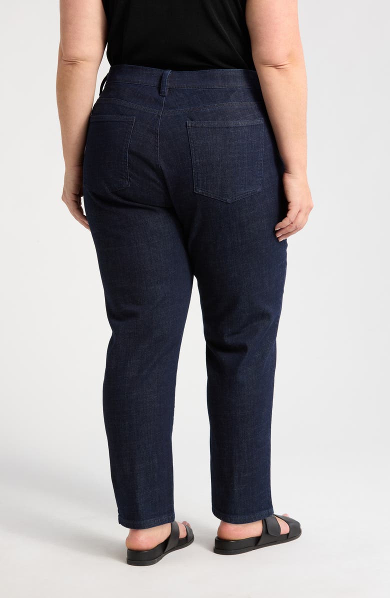 Eileen Fisher High Waist Slim Straight Jeans, Alternate, color,