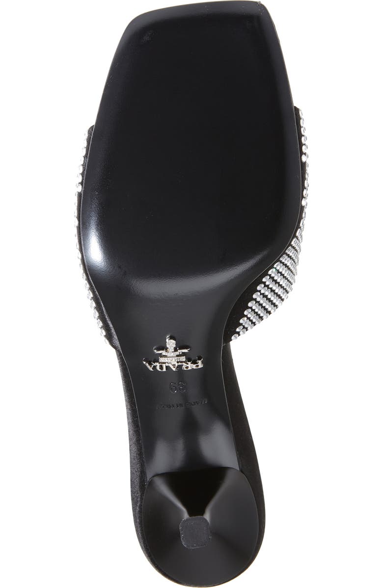 Prada Crystal Sandal, Alternate, color,