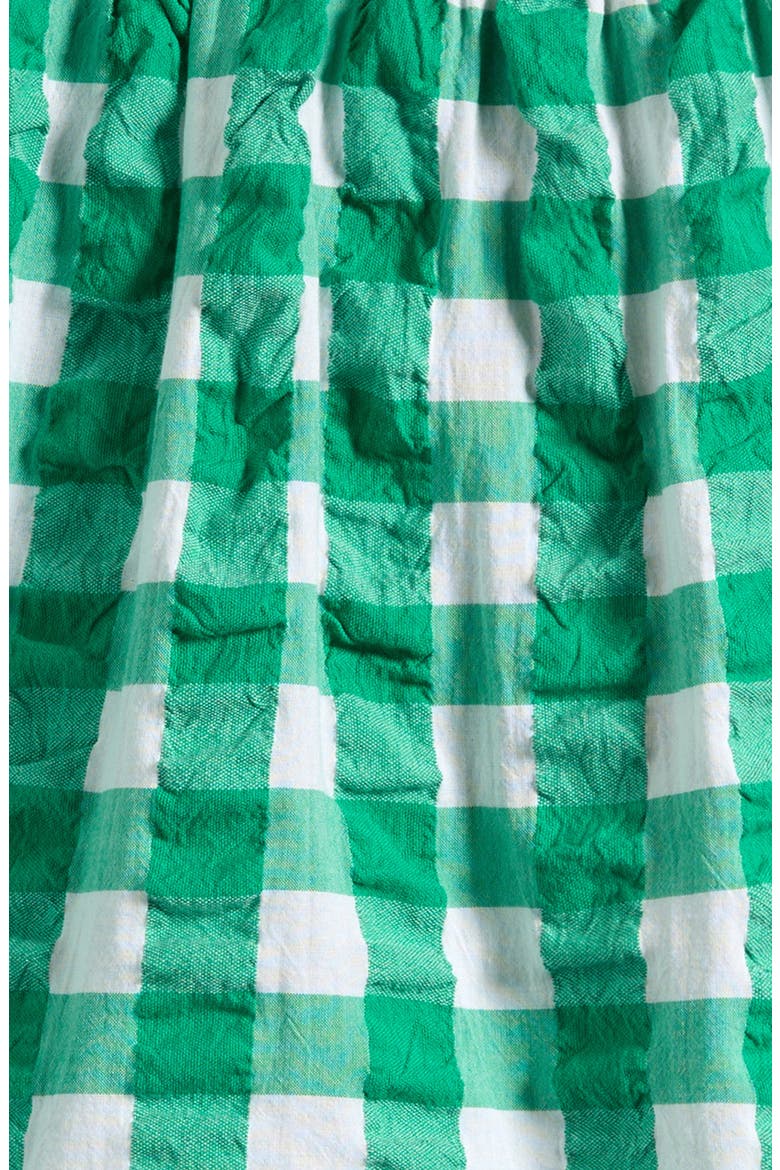 Gingham Rickrack Dress, Alternate, color, GREEN