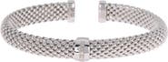 MESHMERISE 18K Gold Vermeil Diamond Bangle Bracelet - 0.12ct.