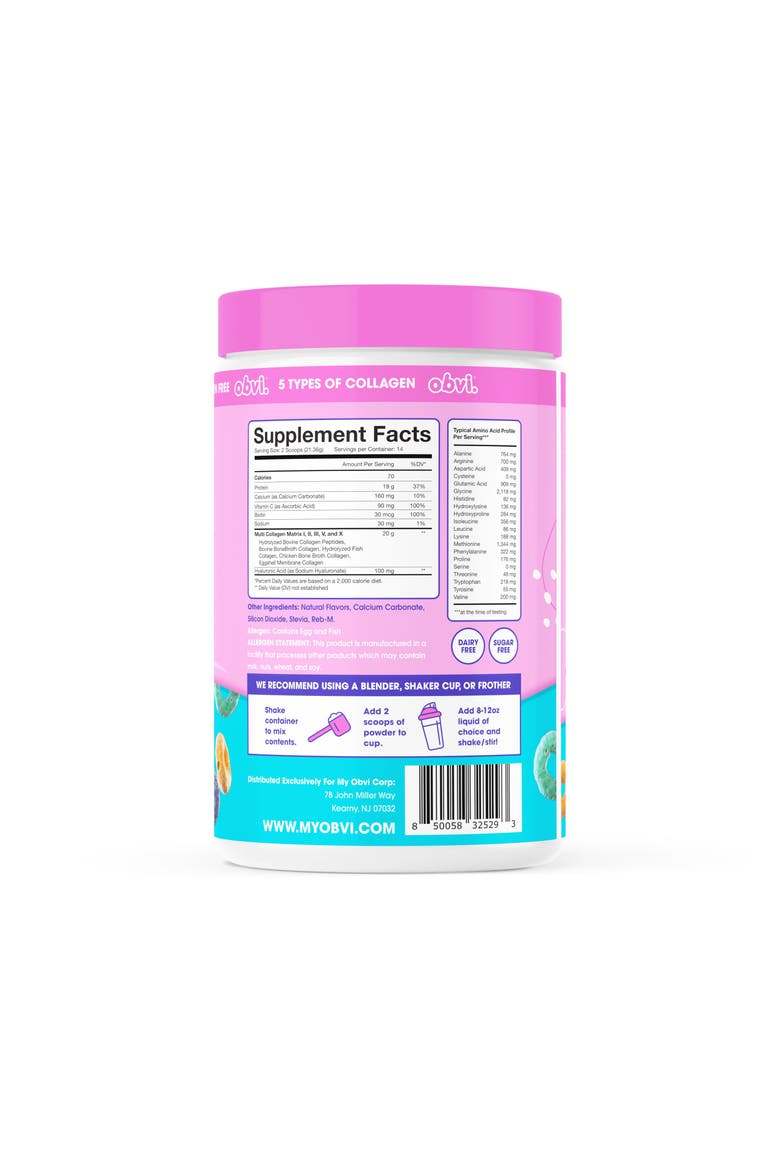 Multi-Collagen Peptide Blend - Nail, Skin & Hair Support  Fruity Cereal, Alternate, color, None