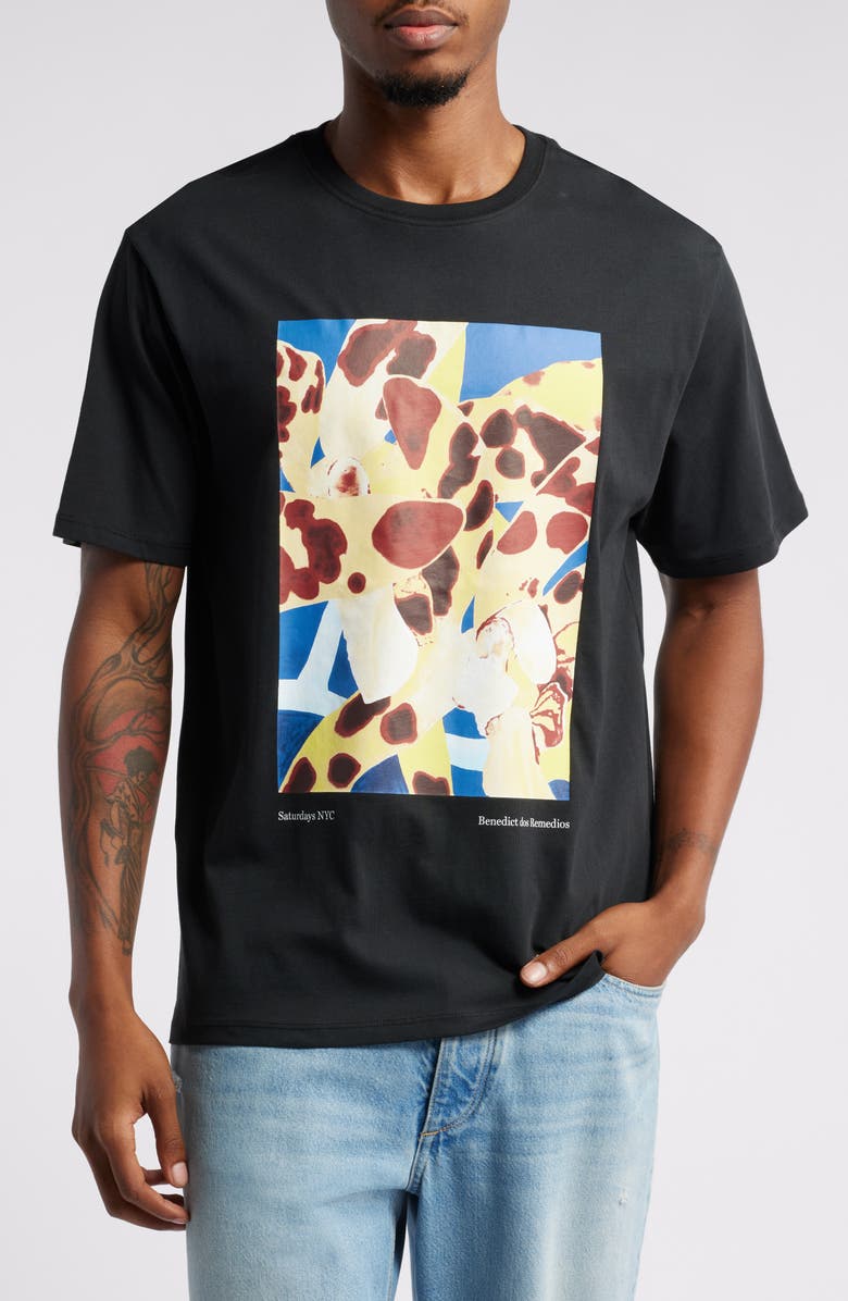 Saturdays NYC Dossy Standard Graphic T-Shirt, Main, color,