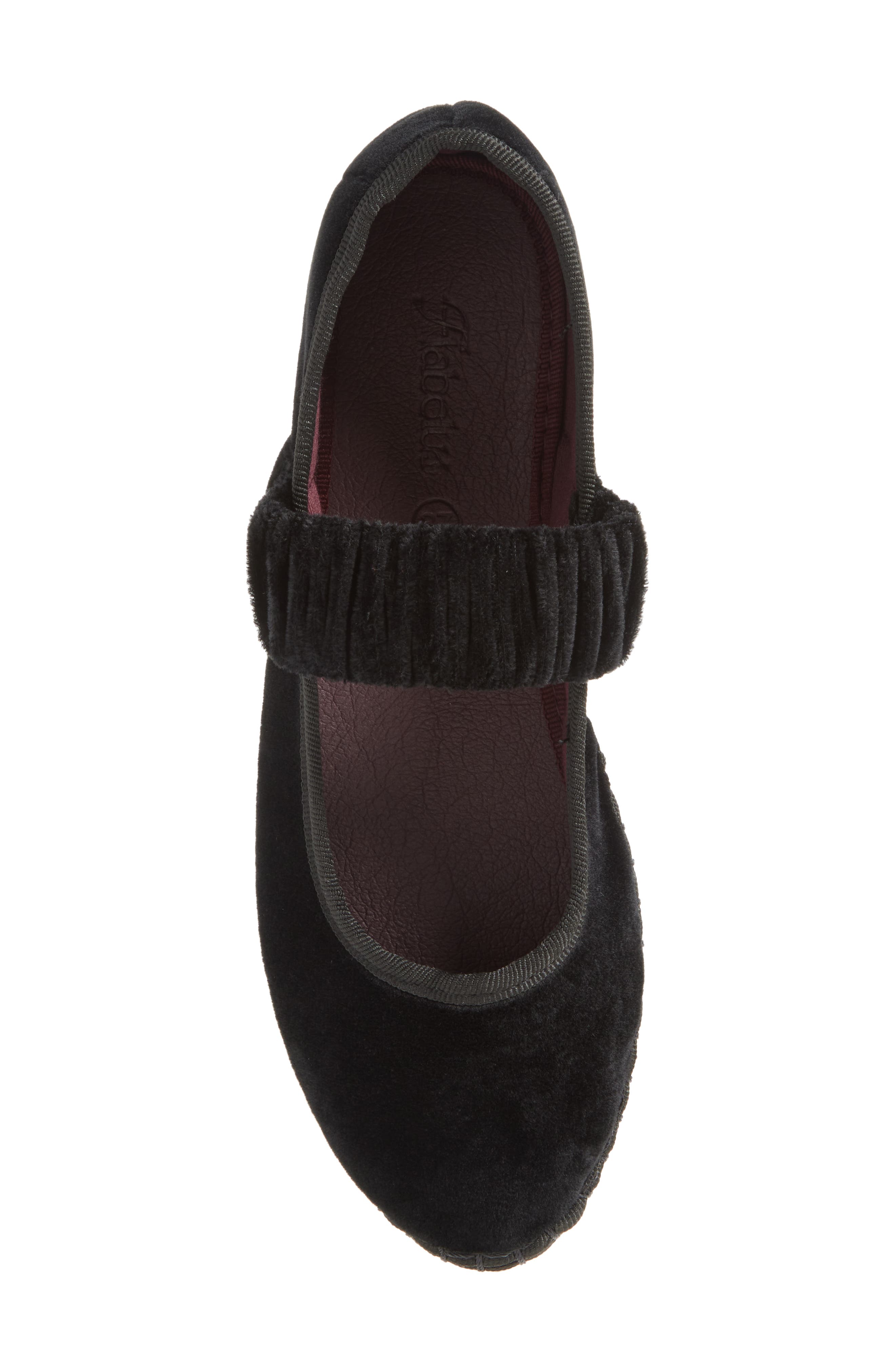 Flabelus Mafalda Mary Jane Flat, Alternate, color, Black