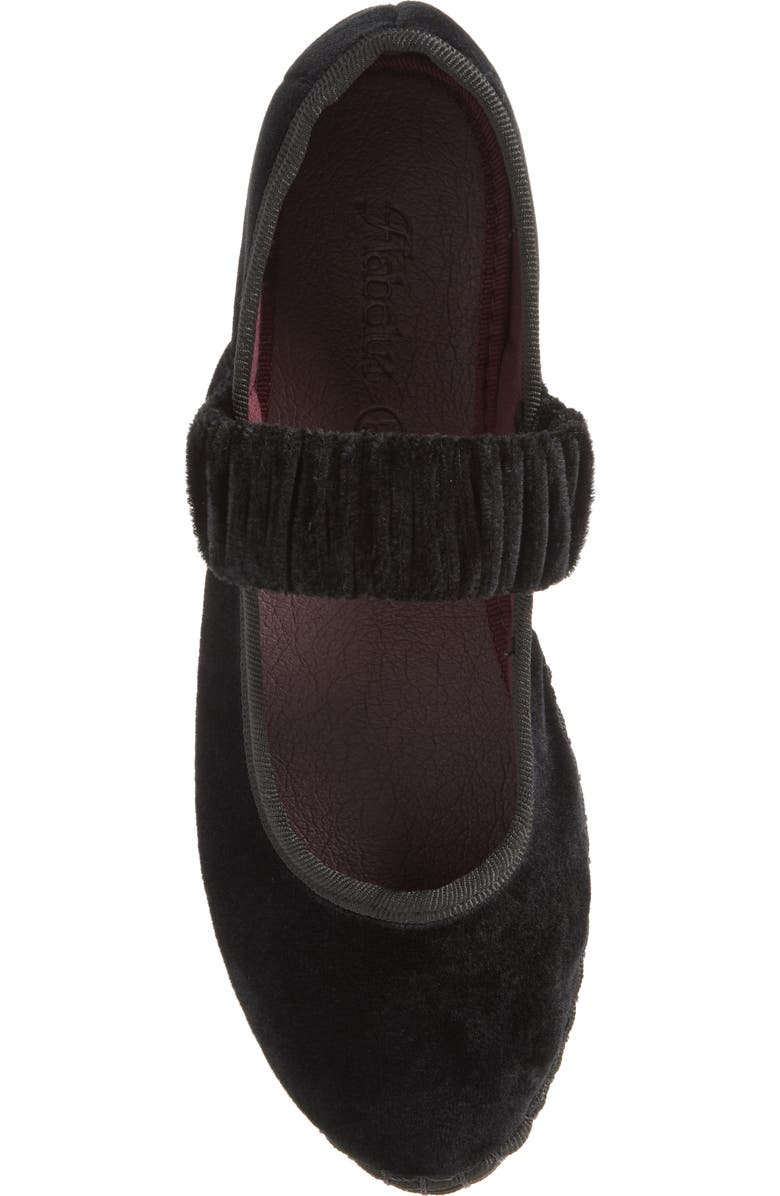 Flabelus Mafalda Mary Jane Flat, Alternate, color, Black
