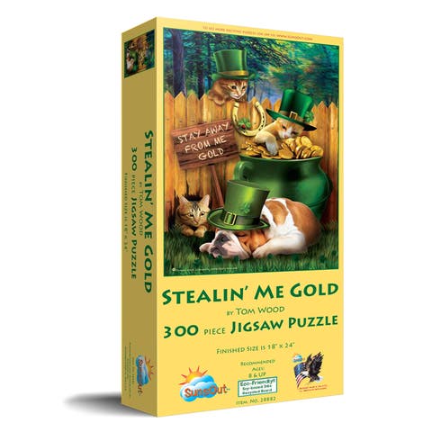 Stealin Me Gold 300 piece Jigsaw Puzzle for Adults