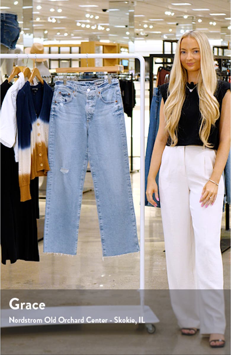 Kinsley High Waist Crop Jeans, sales video thumbnail