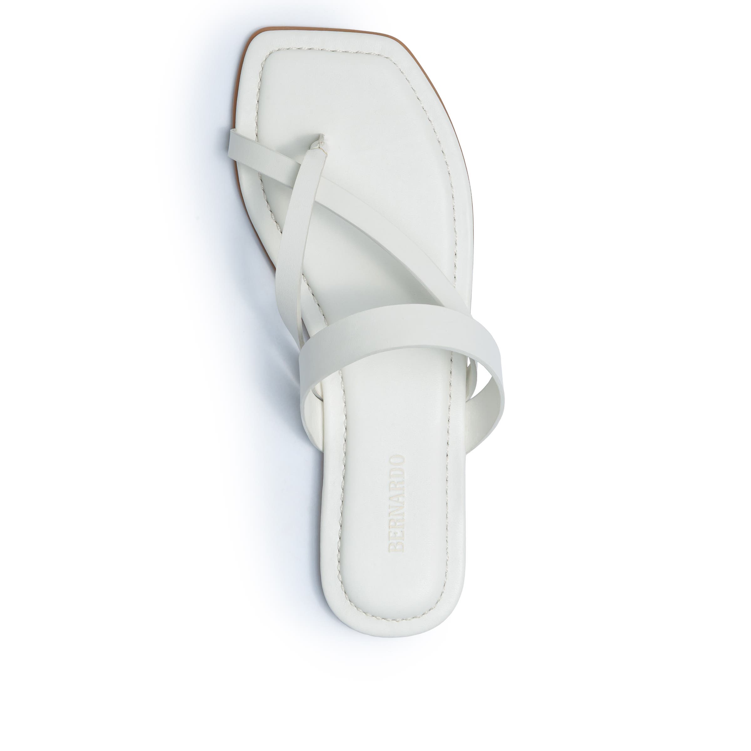 Ocana Toe Ring Sandal, Alternate, color, WHITE