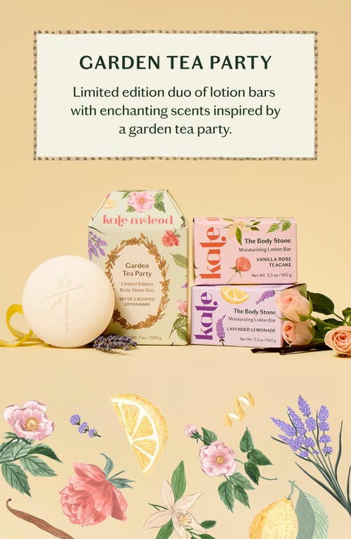Kate Mcleod Tea Party Body Stone Set (limited Edition) $76 Value In No Color