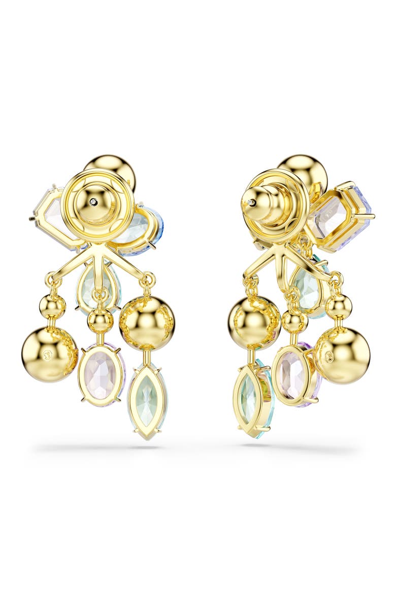 Gema Crystal Jacket Earrings, Alternate, color, GOLD/ MULTI