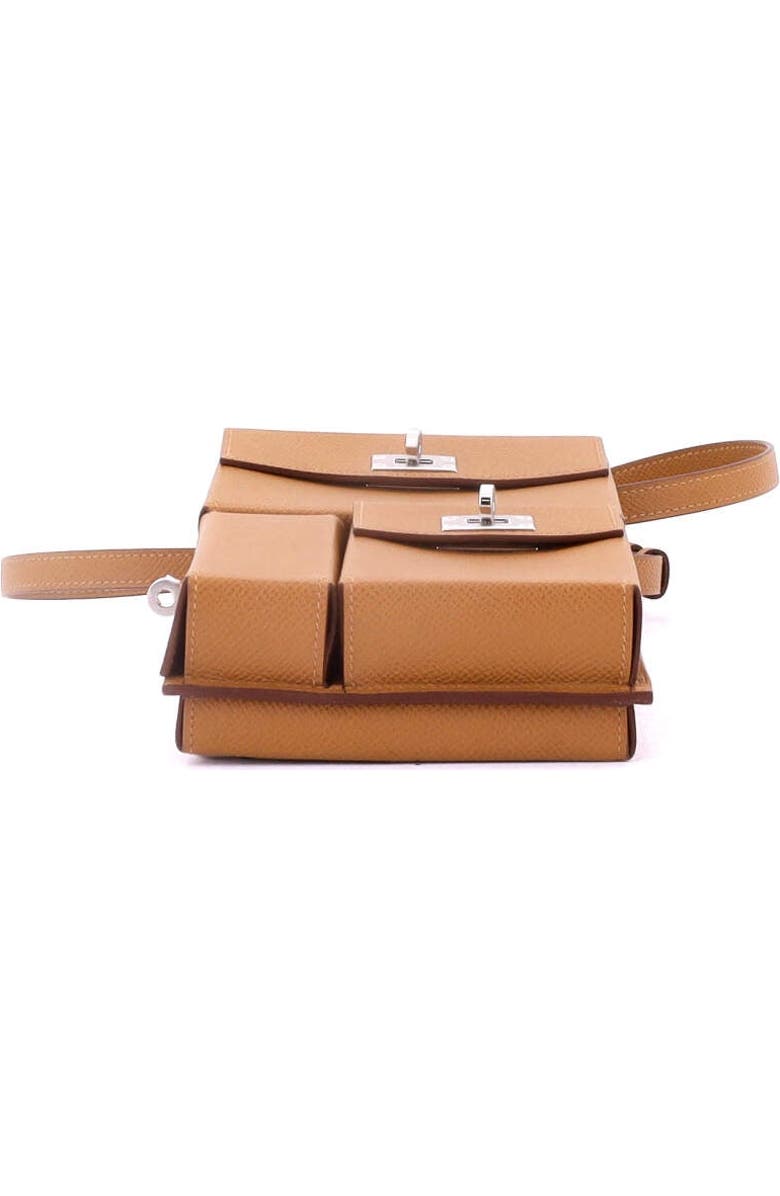 Pre-Owned Hermes Kelly Multi Pocket To Go Pouch Epsom, Alternate, color, Gold