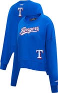 PRO STANDARD Women's Pro Standard  Royal Texas Rangers Game Day Classics Crewneck Pullover Sweatshirt