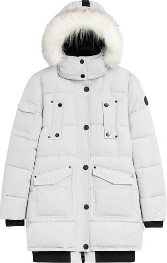 Astrid Heavyweight Faux Fur Trim Jacket