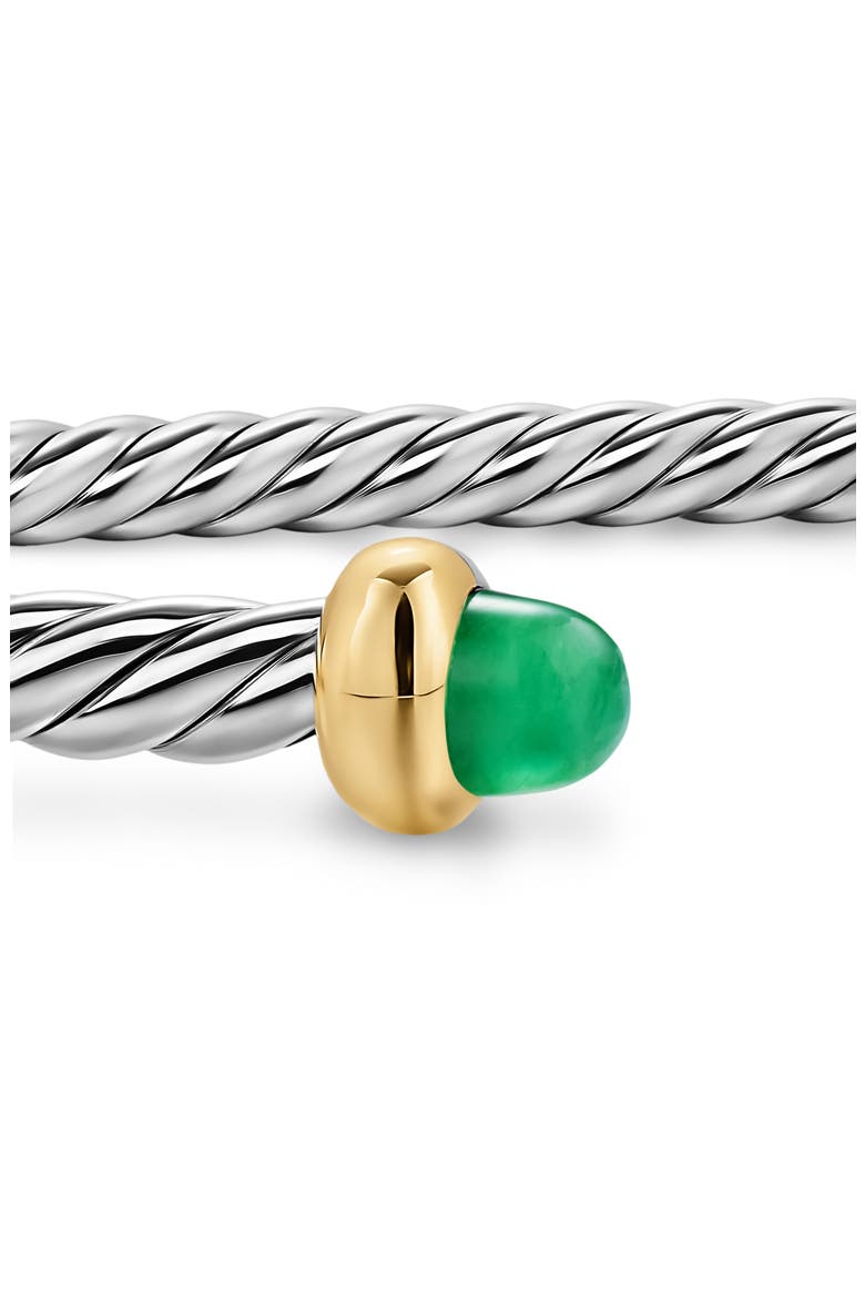 Micro Cable Flex Bracelet, Alternate, color, EMERALD