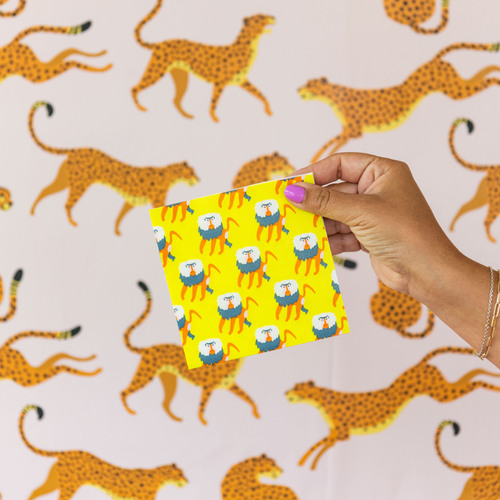 Jollity & Co Jungle Animals  Large Napkins In Assorted Pre-pack