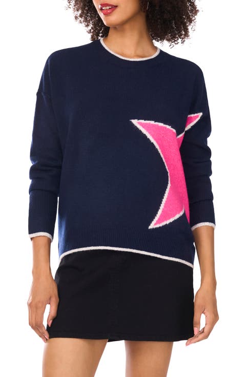 Star Detail Crewneck Sweater