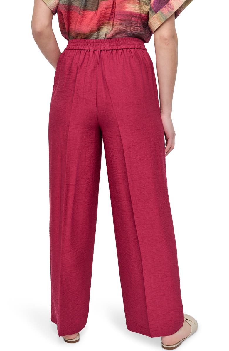 DKNY Drawstring Pants, Alternate, color, Beet