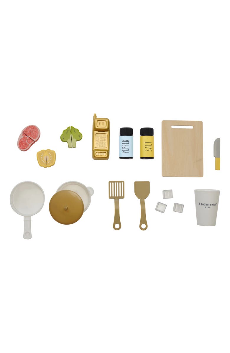 Teamson Kids Little Chef Hampton Play Kitchen & Accessories, Alternate, color, Blue