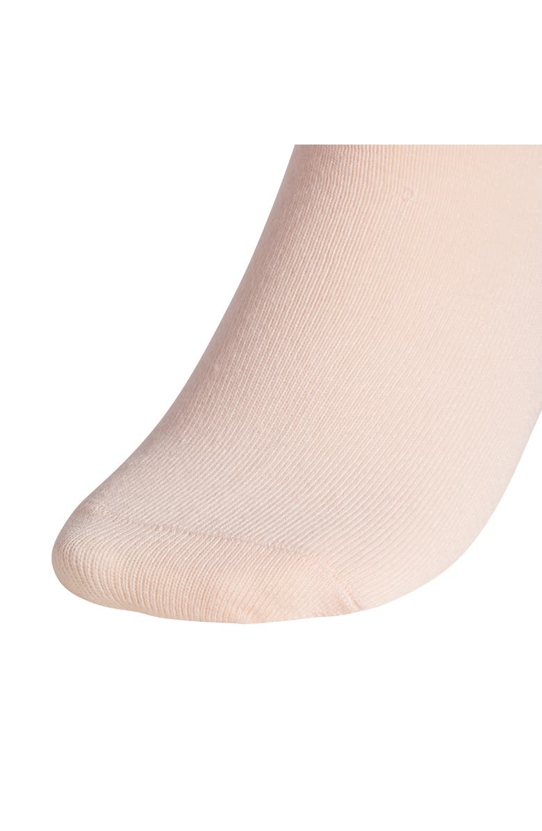 adidas Scrunch Athletic 3-Pack Crew Socks, Alternate, color, Blush Pink/ White/ Beige