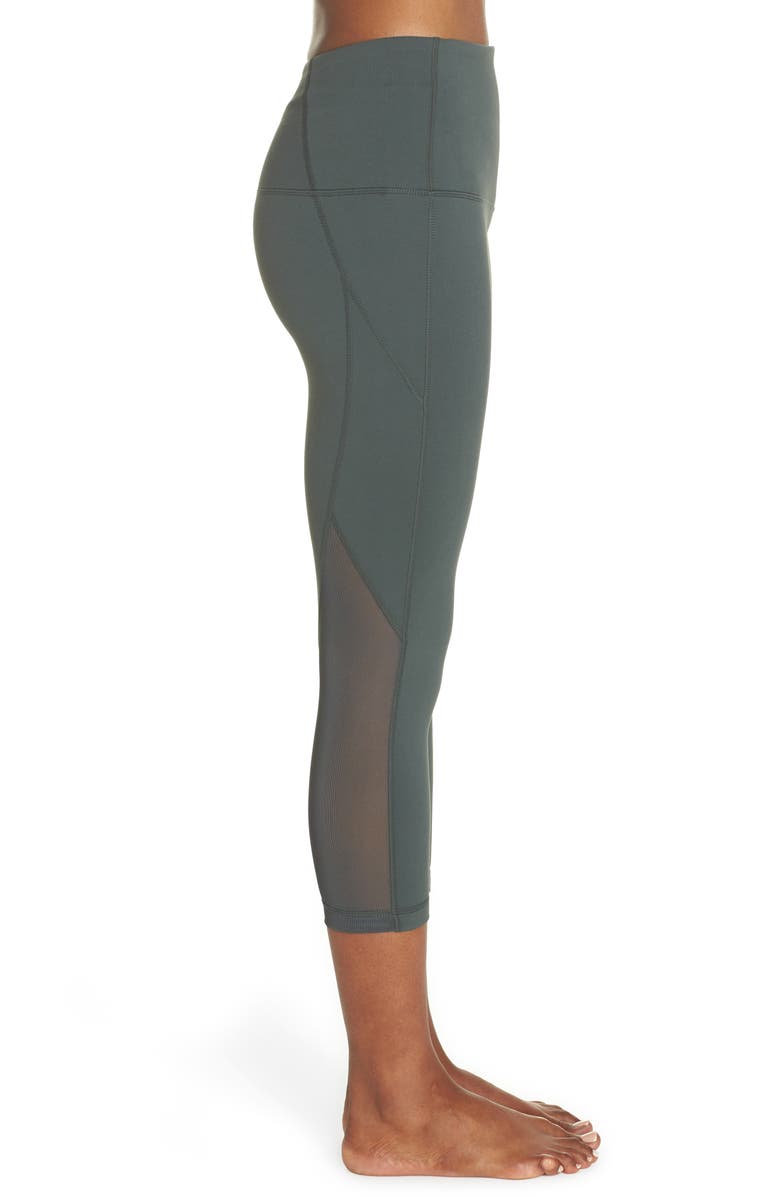 Zella Meditate High Waist Crop Leggings, Alternate, color,