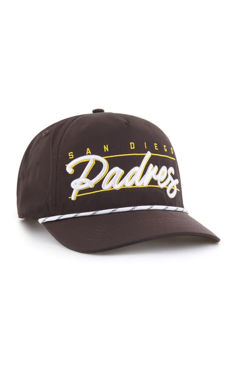 '47 Men's '47  Brown San Diego Padres Condor Hitch Adjustable Hat, Alternate, color, 