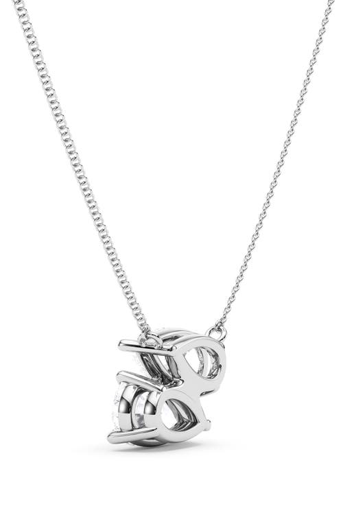 Hautecarat Lab Grown Diamond Twin Pear Cut Pendant Necklace
