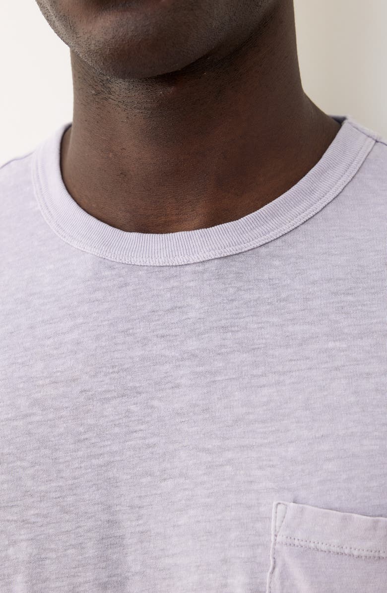 Marine Layer Relaxed Fit Hemp & Cotton T-Shirt, Alternate, color, Lavender Mist