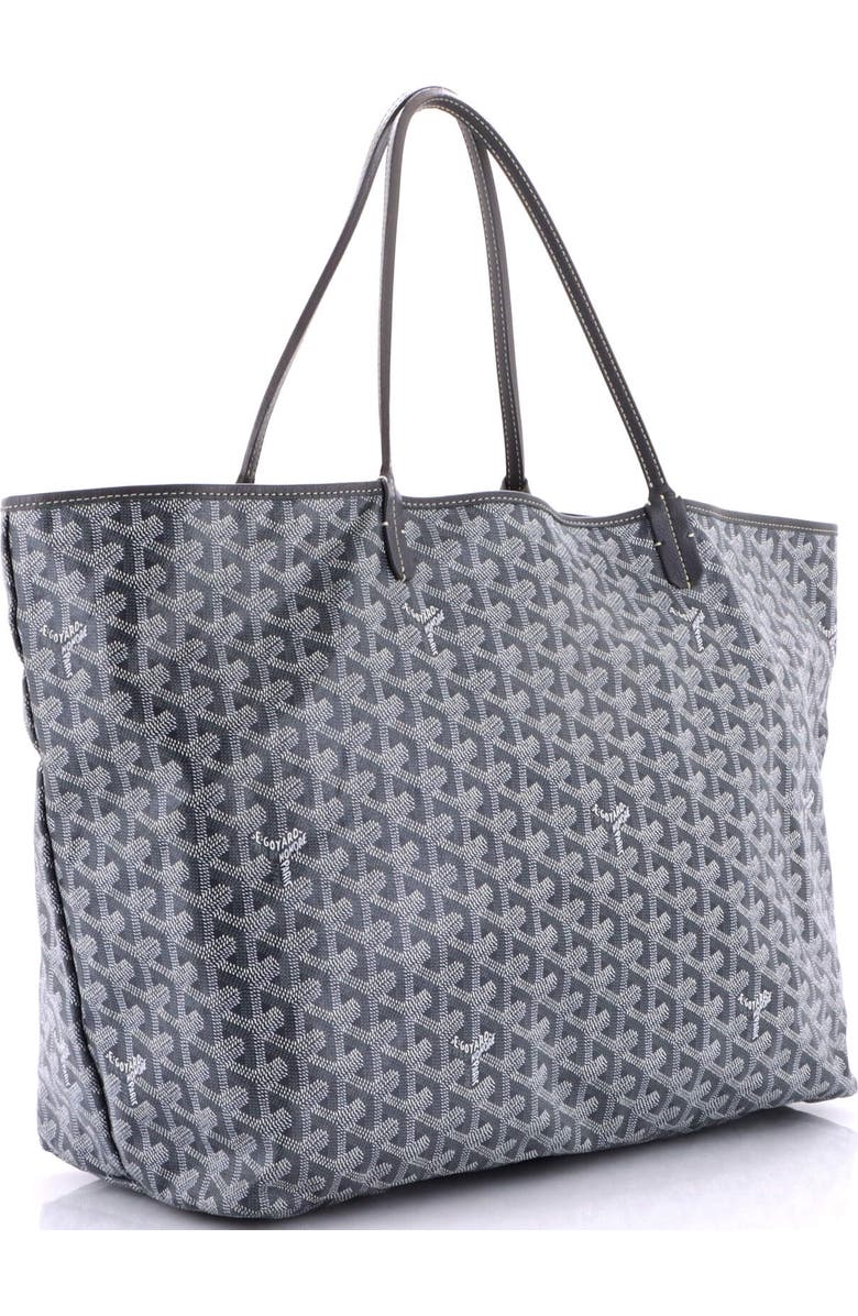 Pre-Owned Goyard Saint Louis Tote Coated Canvas GM, Alternate, color, Gray