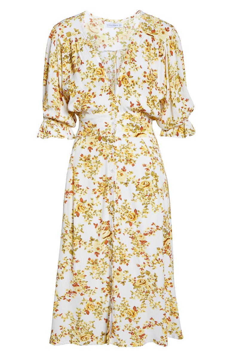 Faithfull the Brand Rafa Floral Midi Dress, Alternate, color, 