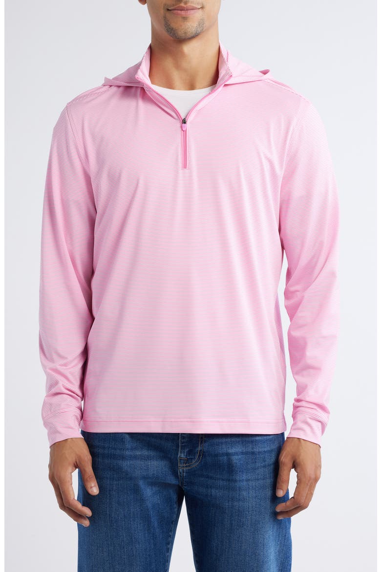 Hybrid Performance Quarter Zip Hoodie, Main, color, CABO